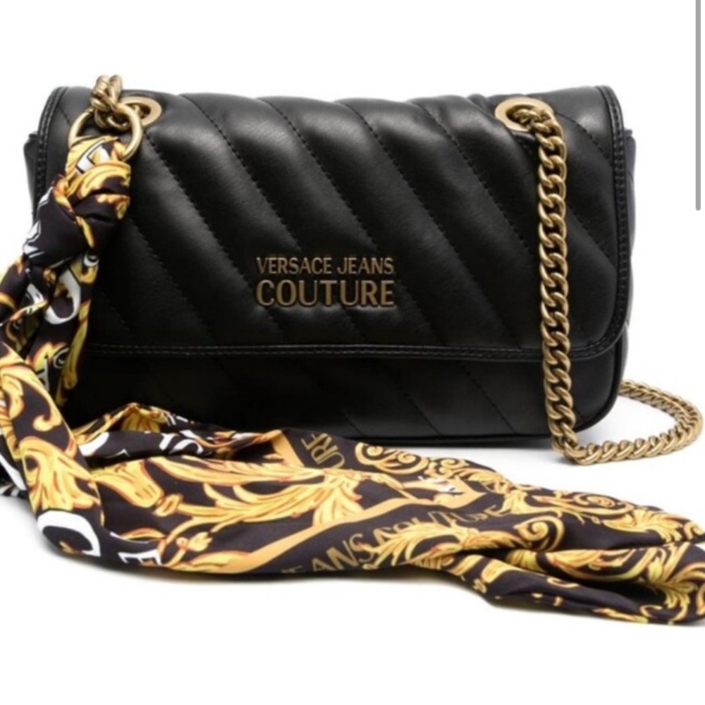 Versace Jeans Collection Black Crossbody Bag Brand New